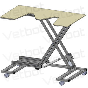 mesa de exploración veterinaria
