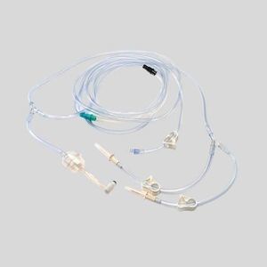 set de perfusión con conector en Y 1