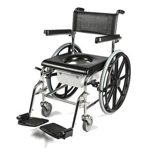 silla de ducha con reposabrazos