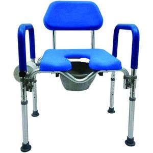 silla de ducha con reposabrazos