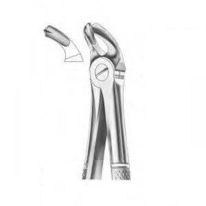 fórceps de extracción dental para molares
