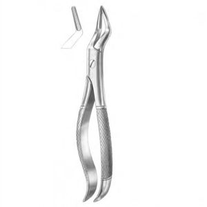 fórceps de extracción dental para premolares