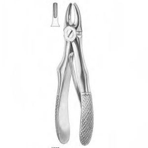 fórceps de extracción dental pediátrico