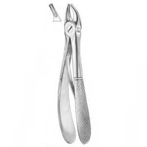 fórceps de extracción dental pediátrico