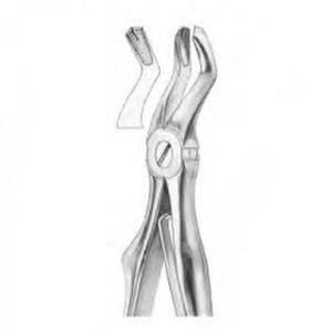 fórceps de extracción dental pediátrico