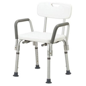 silla de ducha con reposabrazos