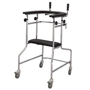 andador con ruedas 4 ruedas / con asiento