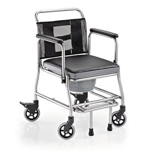 silla de ducha con reposabrazos