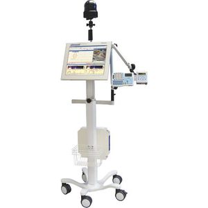monitor de paciente EEG / para cuidados intensivos / en carro / con pantalla táctil