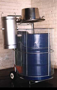 incinerador para residuos médicos / compacto / móvil