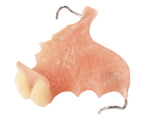 prótesis dental de fibra acrílica