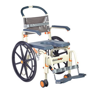 silla de ruedas pasiva / para ducha / con orinal