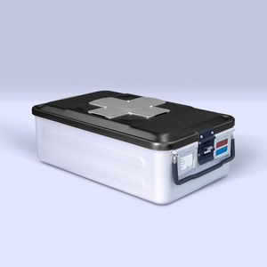 contenedor de esterilización para instrumental / perforado / no perforado / de aluminio