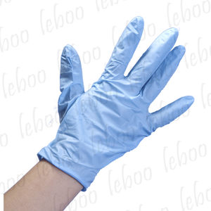 guantes médicos / de nitrilo / sin polvo / empolvados