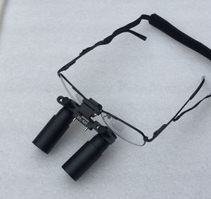 lupa binocular con montura de gafas