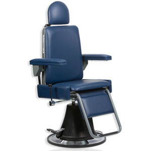sillón de reconocimiento de ORL / electrohidráulico / de altura variable / con respaldo regulable