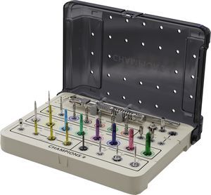 kit de instrumentos para implantología dental