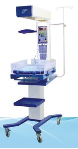 mesa de reanimación neonatal con ruedas