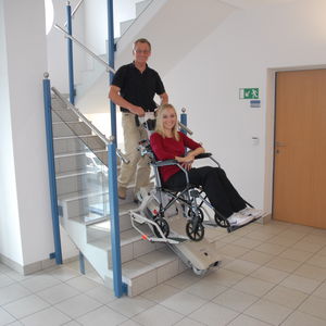 salvaescaleras para silla de ruedas
