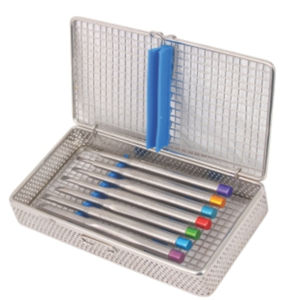 kit de instrumentos para implantología dental