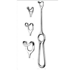 retractor para odontología / para cirugía dental / de acero inoxidable