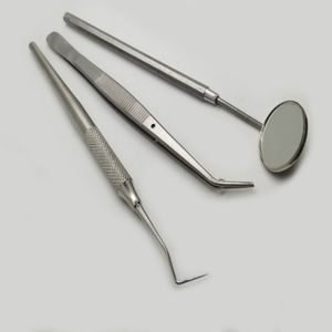 kit de instrumentos para diagnóstico dental
