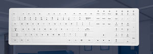 teclado médico con alfombrilla táctil