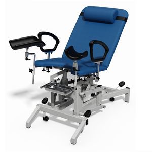 sillón de reconocimiento ginecológico / eléctrico / de altura variable / con respaldo regulable