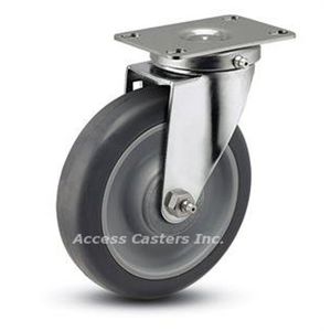 rueda de acero inoxidable
