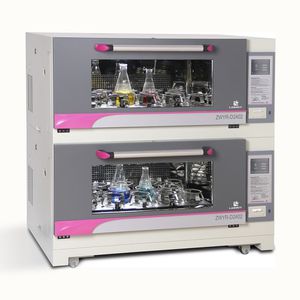 incubadora de laboratorio de convección forzada / de cultivo celular / apilable / con agitación