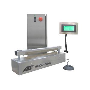 sellador térmico para embalajes médicos / mediante impulso / de mesa / con pantalla táctil