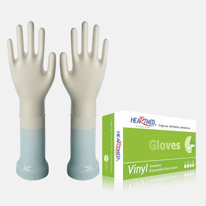 guantes médicos / de vinilo / no estériles / empolvados