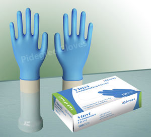 guantes médicos / de vinilo / sin polvo / no estériles