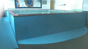 piscina de rehabilitación sobre suelo