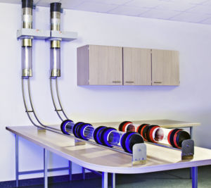 sistema de tubos neumáticos de hospital