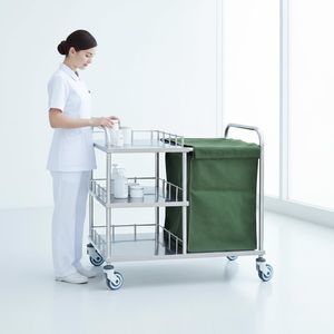 Carro para bolsas para ropa sucia
