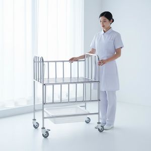 cuna hospitalaria con ruedas