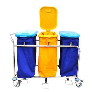 Carro para bolsas para ropa sucia
