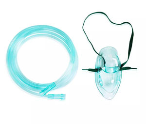 máscara de oxígeno de PVC