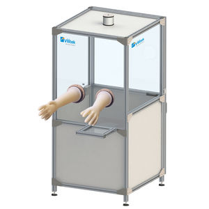 caja de guantes de laboratorio