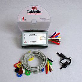 sistema de ECG veterinario 4 canales