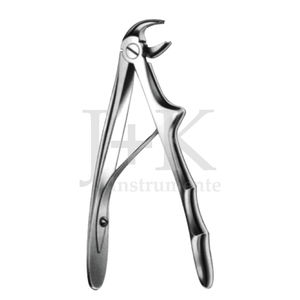 fórceps de extracción dental pediátricos