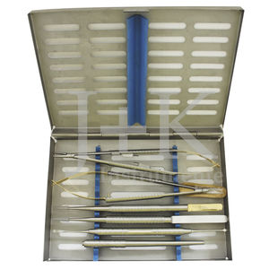 kit de instrumentos para implantología dental