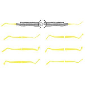 instrumento de esculpido para composite dental