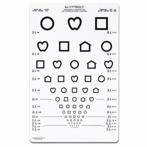 tabla optométrica retroiluminada
