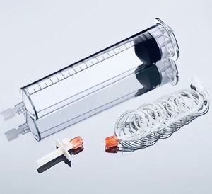 jeringa para productos de contraste