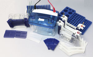 sistema de electroforesis en gel de poliacrilamida