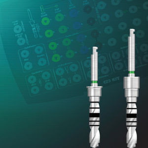 kit de instrumentos para implantología dental