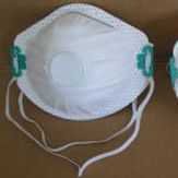 mascarilla de protección con válvula de espiración