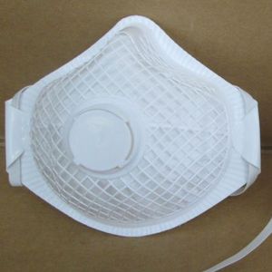 mascarilla de protección con válvula de espiración / tipo copa / desechable
